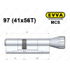Циліндр EVVA MCS 97 мм (41x56T), з тумблером