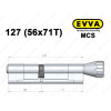 Цилиндр EVVA MCS 127 мм (56x71T), с тумблером