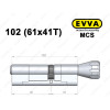 Цилиндр EVVA MCS 102 мм (61x41T), с тумблером