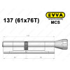 Цилиндр EVVA MCS 137 мм (61x76T), с тумблером
