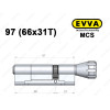 Циліндр EVVA MCS 97 мм (66x31T), з тумблером