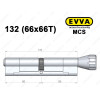 Цилиндр EVVA MCS 132 мм (66x66T), с тумблером