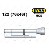 Цилиндр EVVA MCS 122 мм (76x46T), с тумблером