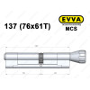 Цилиндр EVVA MCS 137 мм (76x61T), с тумблером