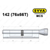 Циліндр EVVA MCS 142 мм (76x66T), з тумблером