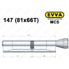Циліндр EVVA MCS 147 мм (81x66T), з тумблером
