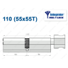 Циліндр Mul-T-Lock Integrator ключ-тумблер 110 мм (55x55T)