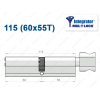 Циліндр Mul-T-Lock Integrator ключ-тумблер 115 мм (60x55T)