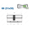 Циліндр Mul-T-Lock MT5+ ключ-ключ 66 мм (31x35)