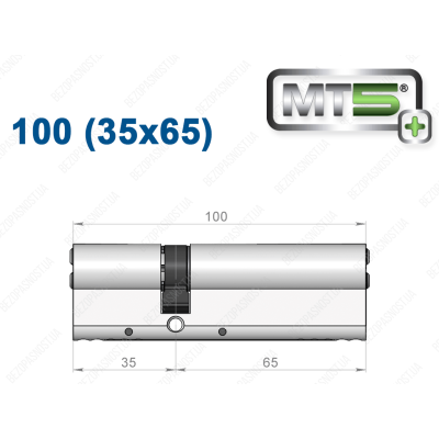 Цилиндр Mul-T-Lock MT5+ ключ-ключ 100 мм (35x65)