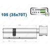 Цилиндр Mul-T-Lock MT5+ с тумблером 105 мм (35x70T)