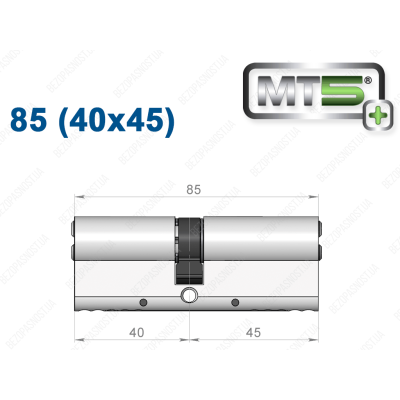Циліндр Mul-T-Lock MT5+ ключ-ключ 85 мм (40x45)