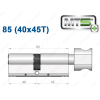 Цилиндр Mul-T-Lock MT5+ с тумблером 85 мм (40x45T)