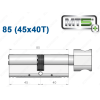 Цилиндр Mul-T-Lock MT5+ с тумблером 85 мм (45x40T)