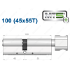 Цилиндр Mul-T-Lock MT5+ с тумблером 100 мм (45x55T)