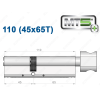 Циліндр Mul-T-Lock MT5+ з тумблером 110 мм (45x65T)