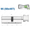 Цилиндр Mul-T-Lock MT5+ с тумблером 95 мм (50x45T)