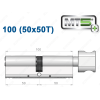 Цилиндр Mul-T-Lock MT5+ с тумблером 100 мм (50x50T)