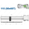 Цилиндр Mul-T-Lock MT5+ с тумблером 115 мм (50x65T)