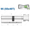Цилиндр Mul-T-Lock MT5+ с тумблером 95 мм (55x40T)