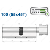 Цилиндр Mul-T-Lock MT5+ с тумблером 100 мм (55x45T)