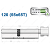 Циліндр Mul-T-Lock MT5+ з тумблером 120 мм (55x65T)