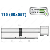 Циліндр Mul-T-Lock MT5+ з тумблером 115 мм (60x55T)