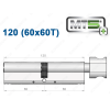 Цилиндр Mul-T-Lock MT5+ с тумблером 120 мм (60x60T)