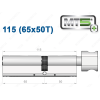 Циліндр Mul-T-Lock MT5+ з тумблером 115 мм (65x50T)