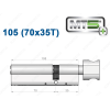 Циліндр Mul-T-Lock MT5+ з тумблером 105 мм (70x35T)