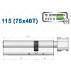 Цилиндр Mul-T-Lock MT5+ с тумблером 115 мм (75x40T)