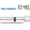 Цилиндр Mul-T-Lock MT5+ с тумблером 120 мм (75x45T)