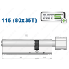 Цилиндр Mul-T-Lock MT5+ с тумблером 115 мм (80x35T)